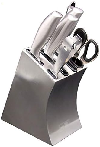 קש נירוסטה סכין מחזיק-אספקת מטבח סכין בעל כלי אחסון מתלה רב פונקצית מדף