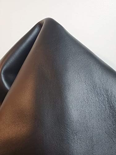 Nat Leathers שחור שזוף שזוף שזוף עגל עור עור מקורי עור מקורי עור 18 עד 22 רגל מרובע 2.5 גרם.