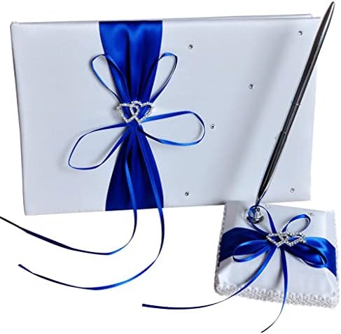 דובאו פרח ילדה סל רומנטי חתונה יום אוסף כחול סאטן חרוזים קשת לקשט