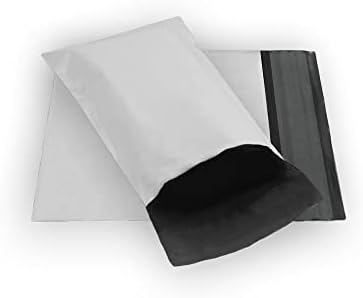 10 אקוסוויפט 5 על 7 לבן קטן פולי דיוורים גודל 0 עצמי איטום מעטפות פלסטיק חינם דיוור שקיות 5 על 7
