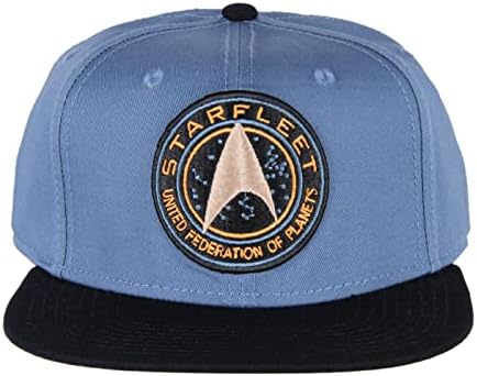כוכב מסע בין כוכבים צי הכוכבים הפדרציה המאוחדת של כוכבי הלכת מתכוונן כובע כובע כחול