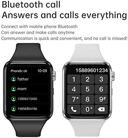 שעון חכם של Nanphn לטלפונים של אנדרואיד iOS תואם לאייפון סמסונג, 1.75 '' מסך מגע ספורט חכם שעון כושר פעילות
