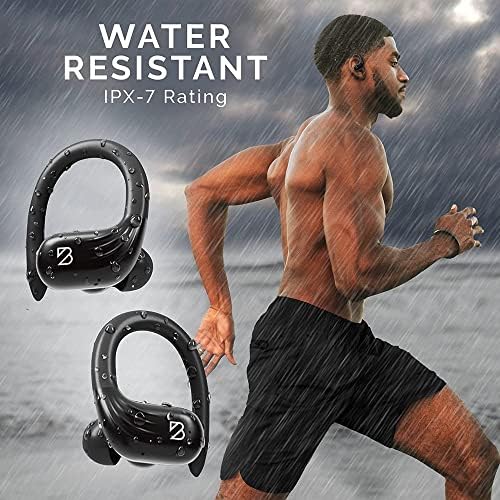 Back Bay Runner 60 ו- Tempo 30 Sport Sport Bluetooth אוזניות לריצה, אוזניות אטומות למים עם חיי סוללה