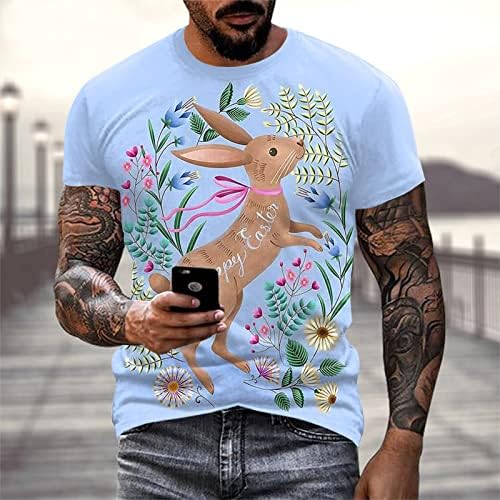 2023 ניד -גברים קיץ אופנה פסחא מזדמן תלת מימד הדפסה דיגיטלית חולצה FUN2FUN חולצה