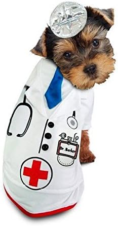 רופא רפואי Barker כלב תלבושות לבוש את הגור שלך כמו הרופא האהוב עליך
