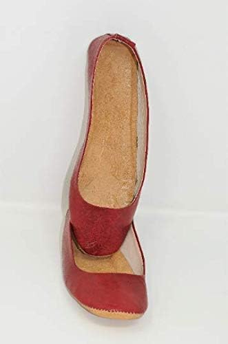 נעלי נעלי עור גמלים דירות סנדל, נעליים שטוחות בעבודת יד לנשים