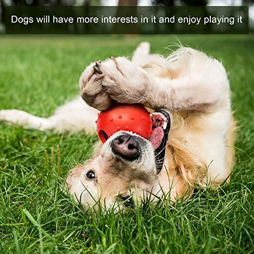 Skylety 4 חתיכות כדור כלב על חבל אילוף כדור צעצוע כלב צעצוע אינטראקטיבי כדור כלב על תגמול מיתרים