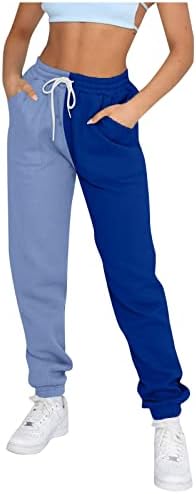 מכנסי טרניעה של ג'ורסה מכנסי סעיף מכנסיים בלוק מכנסי זיעה לנשים מנועים מותניים אלסטיים מכנסיים מותניים גבוהים