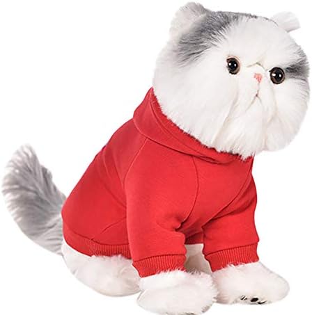 קפוצ'ונים של כלב Binetgo בגדי חיות מחמד כלב סווטשירטים סוודרים מעילי חתול לבגדי כלבים כותנה עם