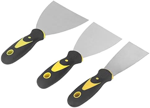 3 יחידות מרק סכין להחרים מקליטה מגרד כלי ערכת גמיש להב סט שונה גודל תליית חור עבור ציור טפט