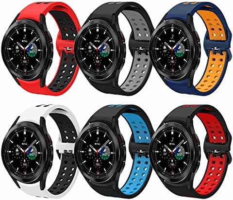 Arttyma 6-Pack תואם ל- Samsung Galaxy Watch 4 להקה 40 ממ 44 ממ, Galaxy Watch 4 להקה קלאסית