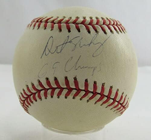 אמנות שמסקי חתמה על חתימה אוטומטית רולינגס בייסבול B100 - אמנות MLB עם חתימה