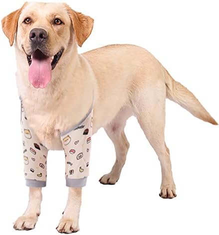 רוזקיץ כלב ניתוח התאוששות שרוול עבור רגליים קדמיות, לחיות מחמד למנוע ליקוק פצע מרפק סד מגן, כלב רגל