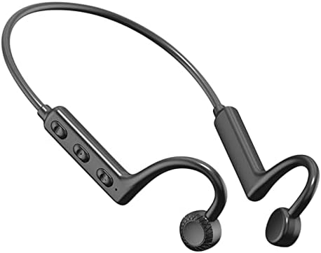 אוזניות הולכת עצם, אוזניות אוזניים פתוחות Bluetooth 5.0 אוזניות אלחוטיות ספורטיביות עם מיקרופון מובנה