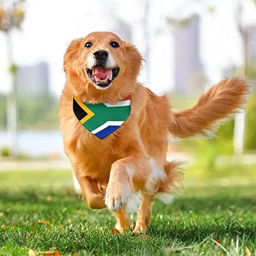 דגל אפריקני כלב בנדנה מתכוונן צווארון חיות מחמד צעיף משולש חמוד קרכיט לחתולי כלבים