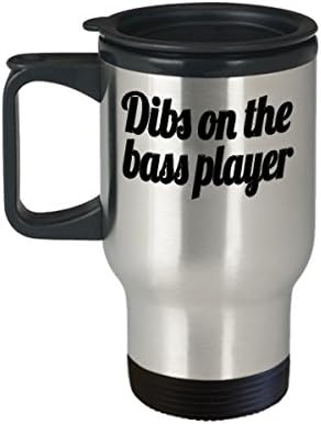 Howdy Swag Bass Player ספל נסיעות לחברה או לאישה - דיבס על נגן בס - כוס נירוסטה