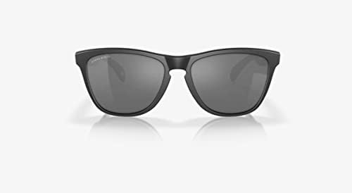 משקפי שמש של אוקלי פרוגסקינס משקפי שמש מקוטבים לגברים משקפיים אותנטיים - מט מט שחור/שחור אירידיום/גודל