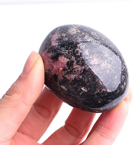 Shitou2231 1 pc גביש טבעי אדום אדום רודוניטטציה אבן מלוטשת אבן כיס אבן רייקי ריפוי אבני ריפוי מתנה