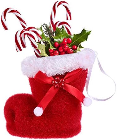 סל גרבי סוכריות סל קנדי ​​נוכח שקית שקית שקית חג נופש תליוני מסיבה ניידים צעצועים, אדום תלוי ציוד