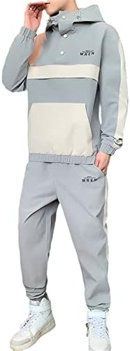 בגדי רחוב גברים סוודר מטען סוודאי ברדס 2 חתיכות מכניסים מעילים ומכנסי מטען רופפים מכנסיים מתאימים ז'קט הופ