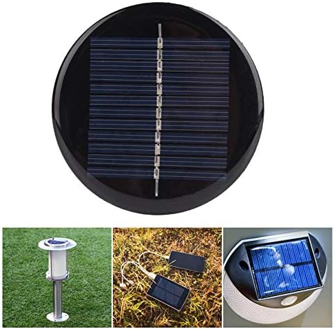 4 יחידות פנל סולארי, 6 וולט עגול נייד יציב יעיל פולי-גבישי סיליקון פאנל תאים סולאריים בקוטר