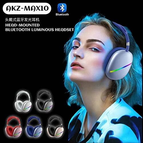 נורות LED של KIKO עמוק באזניות Bluetooth אוזניות Bluetooth עם מכשיר טלפון סלולרי בנוי במיקרופון אוניברסלי