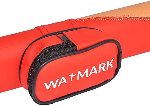 Waymark Billiard/בריכה Cue 1x1 Case Hard, מחזיק 1 תיק נשיאת מקל שלם של 2 חלקים