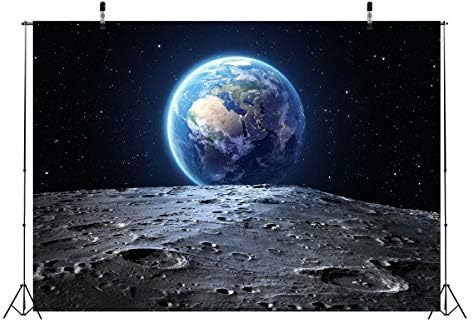 בד בלקו 7 על 5 רגל רקע חלל החיצון רקע יקום כדור הארץ ירח משטח מרוהט על ידי נאס א כוכב כוכבים צילום