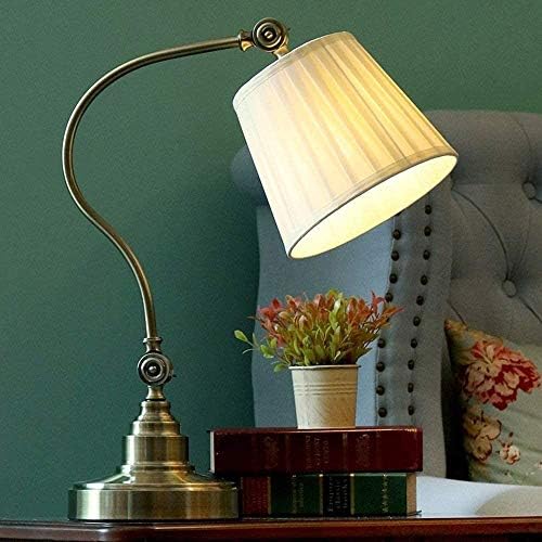 מנורת שולחן Wajklj- מנורת שולחן מודרנית, מנורת שולחן זרוע נדנדה עם זרוע רב-מפרקית וגמישה מתכווננת, מנורת משימות