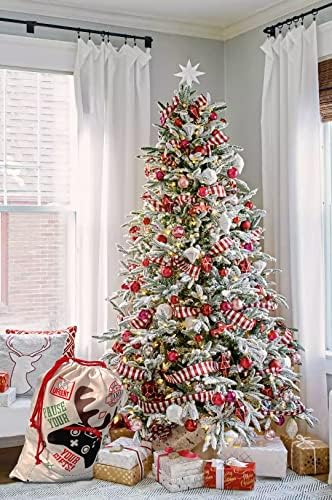 מוצרים של תיקים לחג המולד בפלורידה XL Santa Sacks למתנות גדולות במיוחד עם משיכה אישית בהתאמה אישית