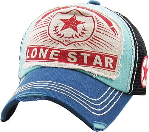 בודד אוסף גדול לא מערבי דאלאס יוסטון כובעי בציר במצוקה בייסבול כובע אבא כובע מתכוונן