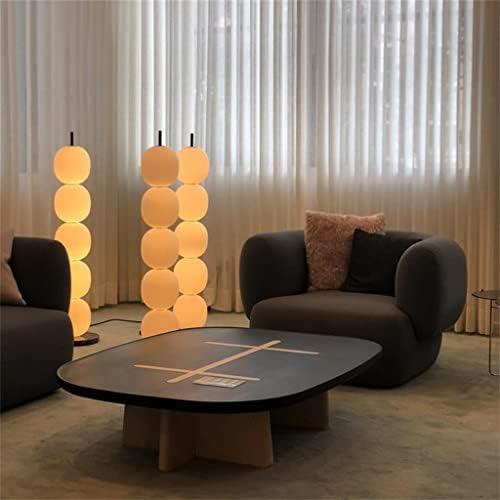 Mgwye יצירתיות נורדית כדור זכוכית צללים עורית רצפת LED סלון בית תפאורה פינת ספה פינת שולחן חדר שינה קליל