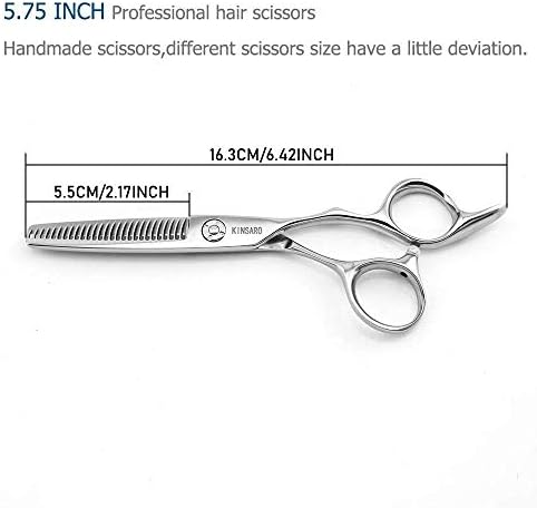מספריים חיתוך שיער בגודל 6 אינץ 'ומספריים דליל שיער בגודל 5.75 אינץ