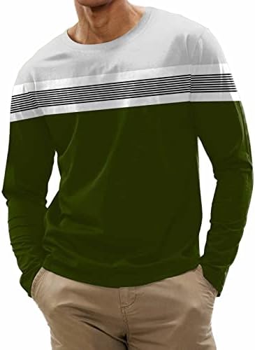 DPPA Mens אופנה ספורט מזדמן תפרים תפור דיגיטלי הדפסה דיגיטלית חולצה צוואר עגול חולצה שרוול ארוך