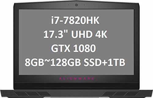 Alienware 17 R4 17.3 4K UHD ~ GTX 1080 ~ I7-7820HK ~ 8GB ~ 128GB SSD+1TB HDD