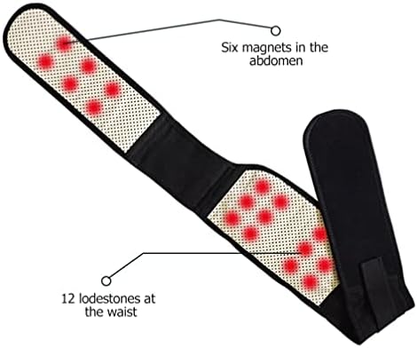 חגורת תמיכה מותנית מגנטית תרמית סד גב תחתון רצועת מותניים לחימום עצמי לגברים נשים תמיכה לאחור