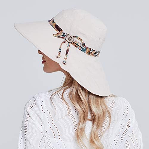 Hapee Womens Garden Hat, שני הצדדים לובשים, שולי רחבים מתקפלים UPF 50+, פנקים לנשים דיג