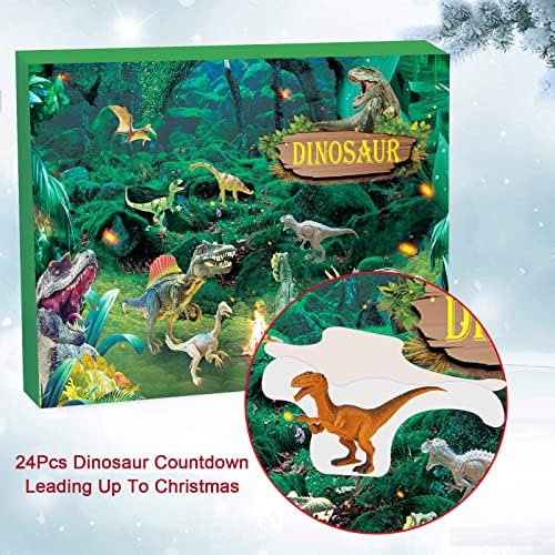 חג המולד אדוונט מציאותי דינוזאור צלמית דסקור 2022 חג המולד 24 ימים ספירה לאחור לוח שנה חג המולד
