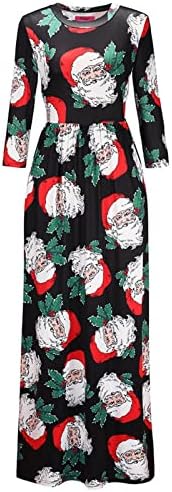 רוזיוג מקסי שמלה לנשים סתיו מזדמן ארוך שרוול אימפריה מותניים שמלת 2022 מסיבת חג המולד ערב נשף ארוך שמלות
