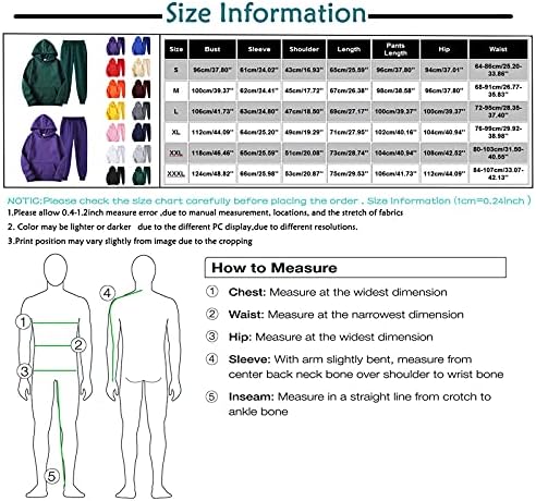2 יחידות תלבושות תלבושות תלבושות ספורט לגברים סוודר סוודר ארוך קפוצ'ונים סווטשירט ומכנסי טרנינג חליפה