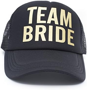 משתנה 6 חבילה צוות הכלה בייסבול כובעי מסיבת רווקות כלה חתונה מקלחת רשת כובעים