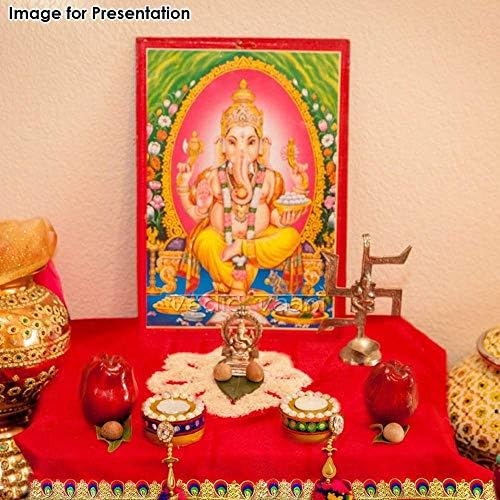 Vedic Vaani Pooja Asanas/בד מזבח לאלוהות, מקדשים ופוג'ה גארס סט של 6