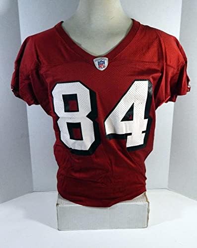 2004 סן פרנסיסקו 49ers Cedrick Wilson 84 משחק נעשה שימוש בג'רזי תרגול אדום 927 - משחק NFL לא חתום משומש
