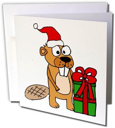 3 רוז כל חיוכים אמנות חג המולד - חמוד מצחיק בונה פתיחת חג המולד מתנות קריקטורה-1 ברכה כרטיס עם מעטפה