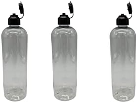 16 גרם בקבוקי פלסטיק COSMO CLAST -3 חבילה מכולות ריקות לבקבוק ריקות - שמנים אתרים - שיער - מוצרי ניקוי
