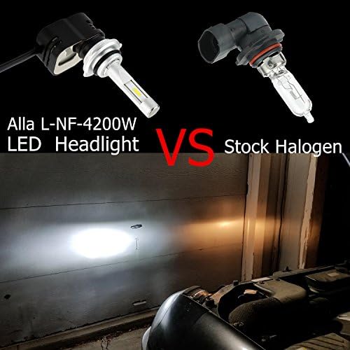 תאורת אללה L-NF Vision 9007/HB5 נורות LED קיצוניות סופר בהירות 6000K ~ 6500K קסנון לבן 8400LM ערכת המרה