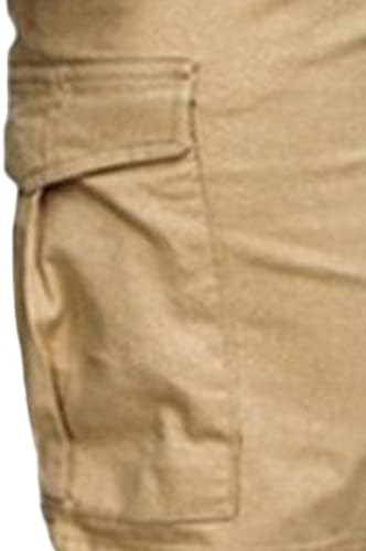 גברים של מכנסיים קצרים מזדמנים שרוך מתאים כותנה מכנסיים קצרים קל משקל אלסטי המותניים מכנסיים קצרים