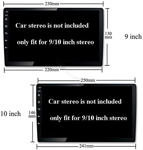 9 אינץ רכב רדיו פאשיה מסגרת עבור יונדאי סונטה 2004-2008 נאבי נגן פנל דאש ערכת התקנה סטריאו מסגרת לקצץ לוח