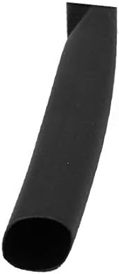 חום דריי חום מתכווץ צינור צינור שרוול כבל עטיפה חוט 15 מטר באורך 4.5 ממ דה פנימי שחור (מניקווטו