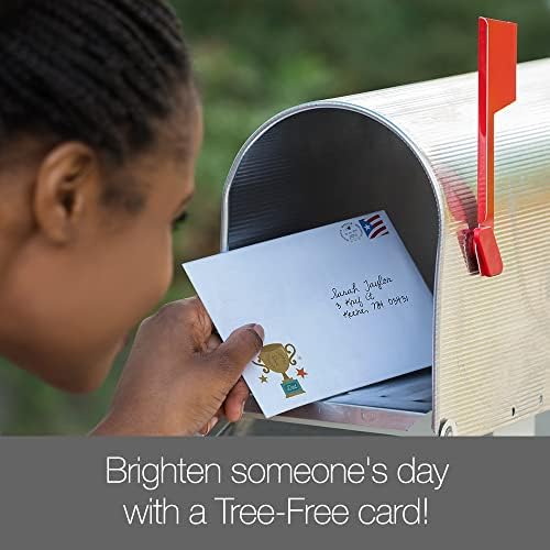 ברכות ללא עצים כרטיסי יום האב - עיצובים אומנותיים - 1 כרטיס + מעטפות תואמות - תוצרת ארהב - נייר